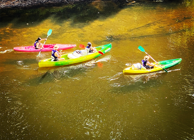 Piragüismo en el río Dordoña