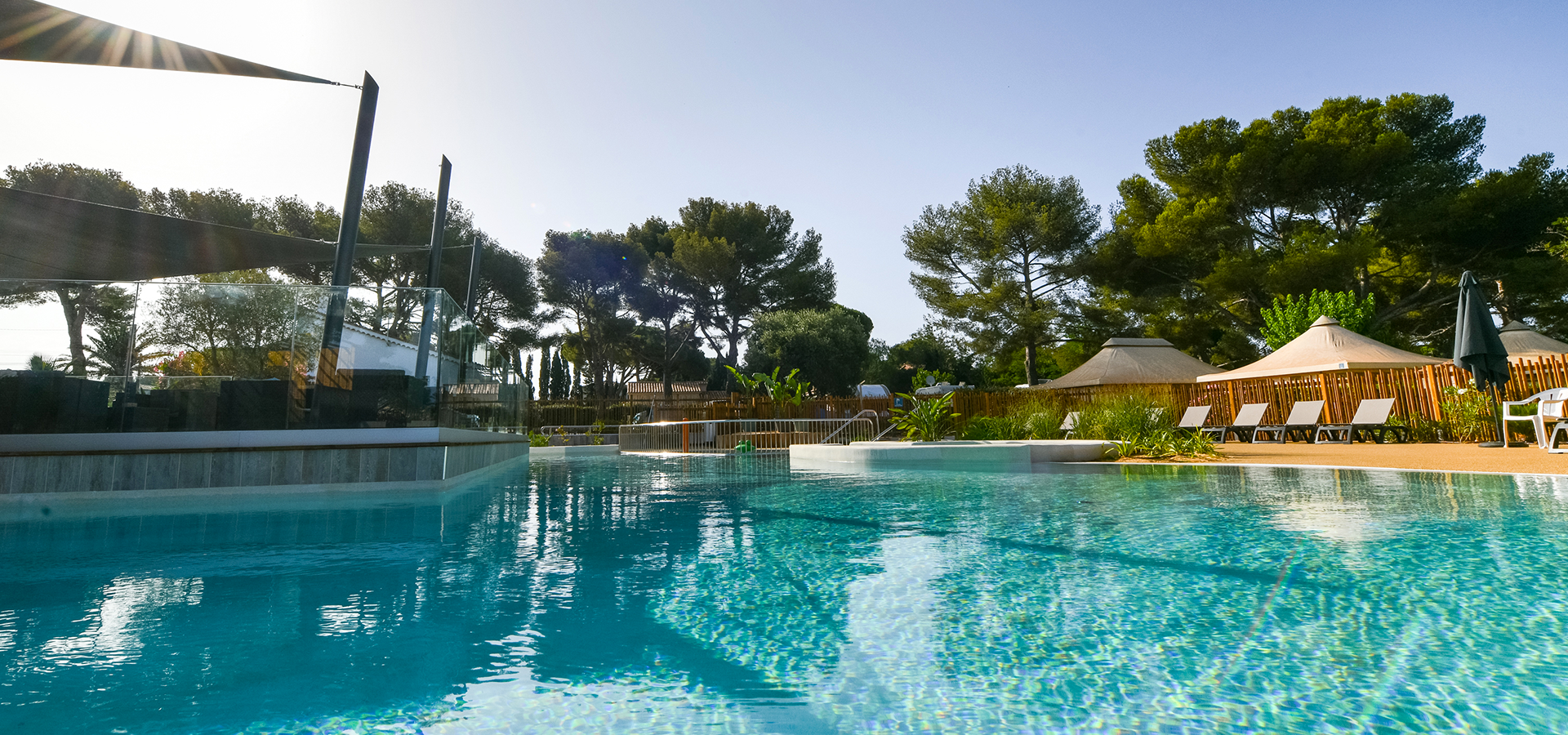 Camping de ensueño con piscina