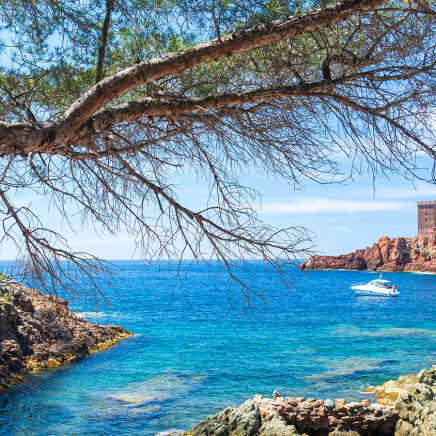El León de Mar visto desde el Esterel 