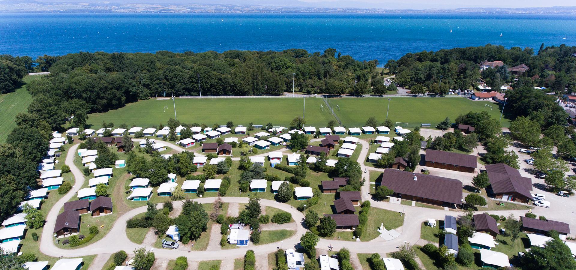 Camping La Dranse Thonon-les-Bains Lago Lemán